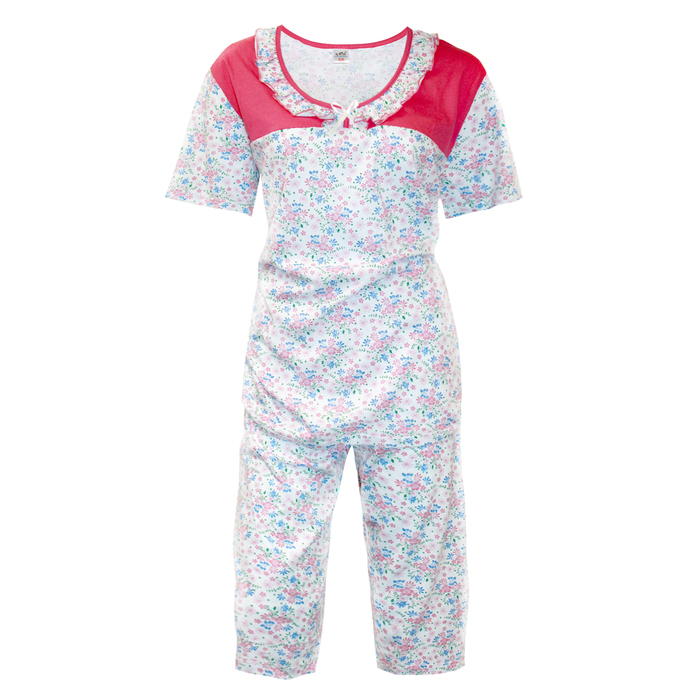 Пижама женская, цвет голубой, размер 56