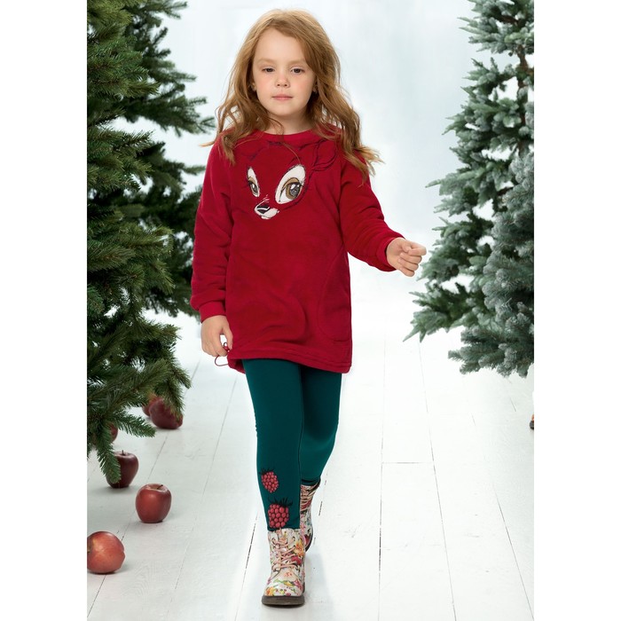 Комплект для девочки, рост 110 см, цвет малиновый