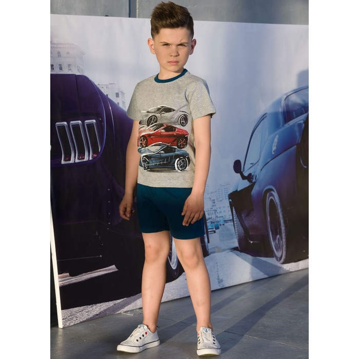 Комплект для мальчика, рост 104 см, цвет серый