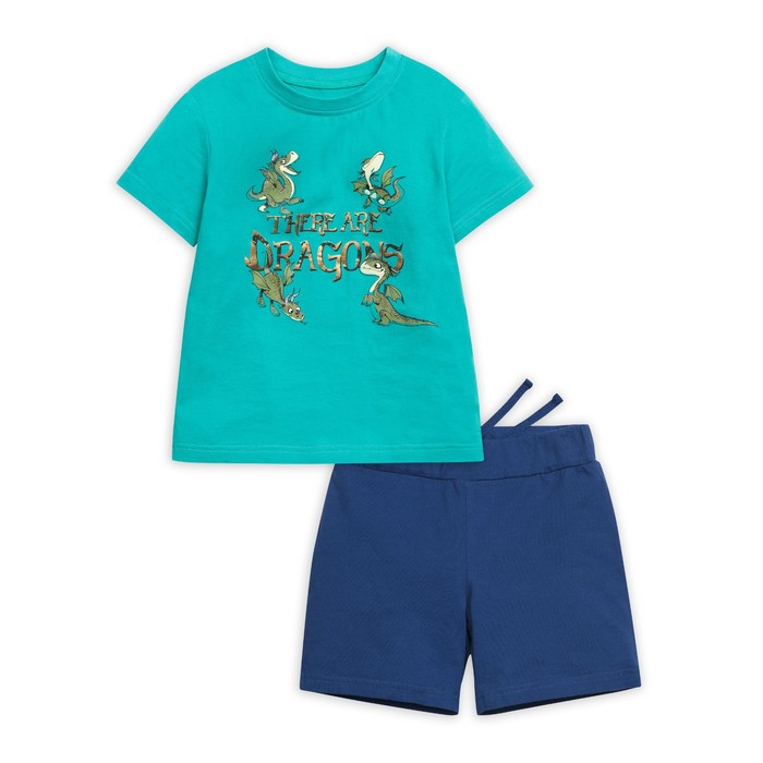 Комплект для мальчика, рост 98 см, цвет ментол