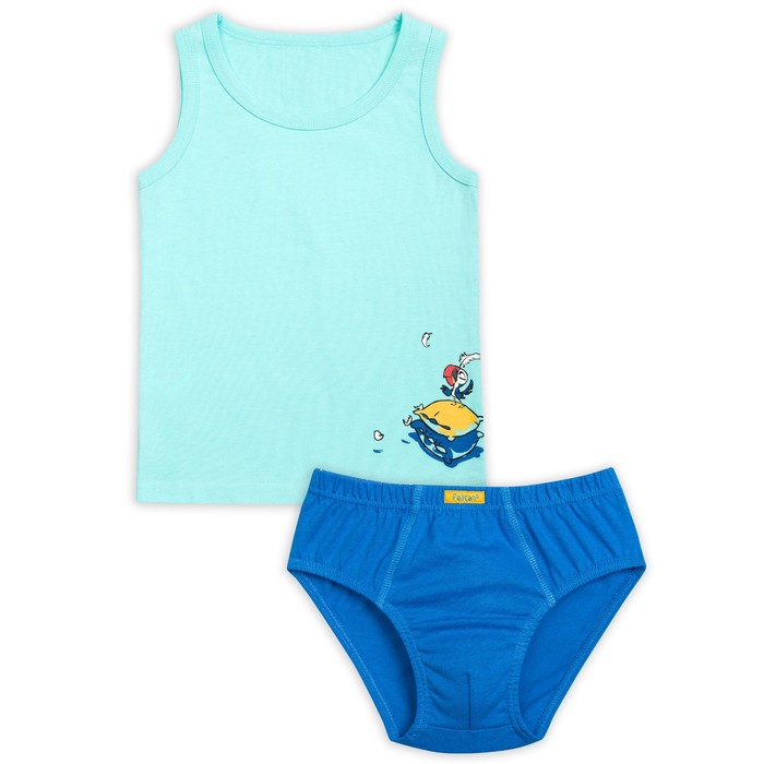 Комплект для мальчика, рост 104 см, цвет ментол