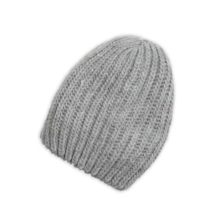 Шапка женская, размер ONE SIZE, цвет серый