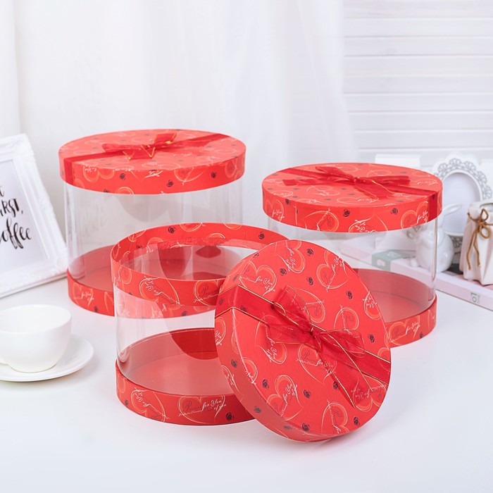 Набор коробок 3в1, 23 х 18 - 9 х 15 см