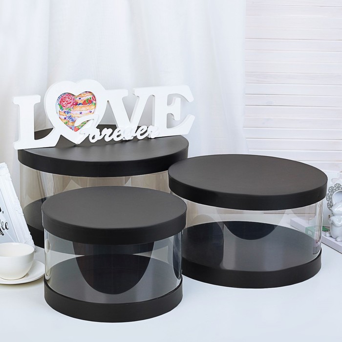 Набор коробок 3в1, 38 х 20 - 26 х 17 см