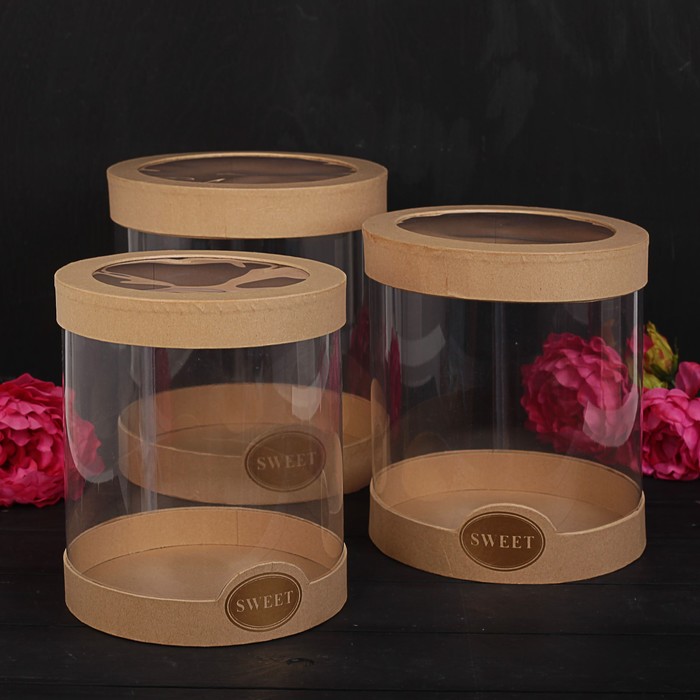 Набор коробок 3в1, 24 х 27 - 20 х 24 см