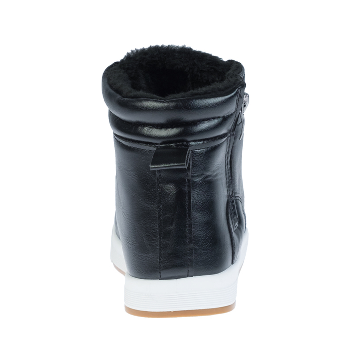 Кеды мужские зимние, цвет черный, размер 41