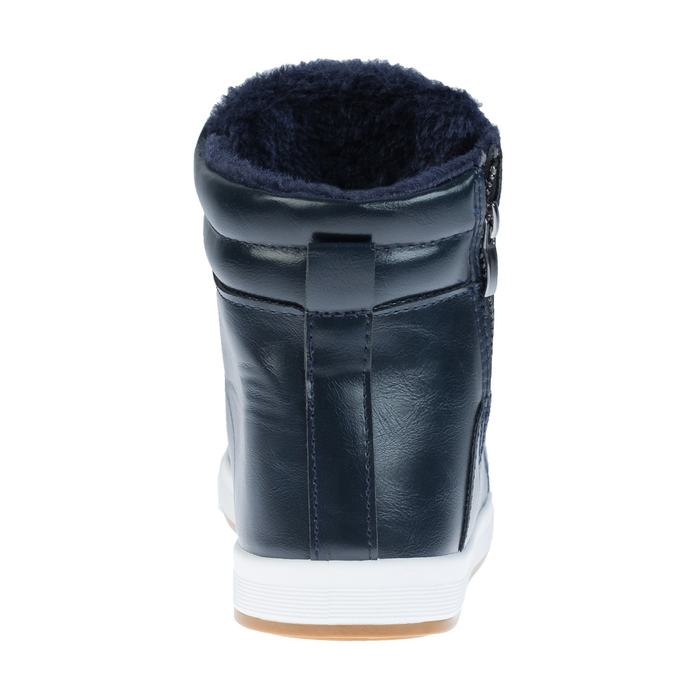 Кеды мужские зимние, цвет синий, размер 43