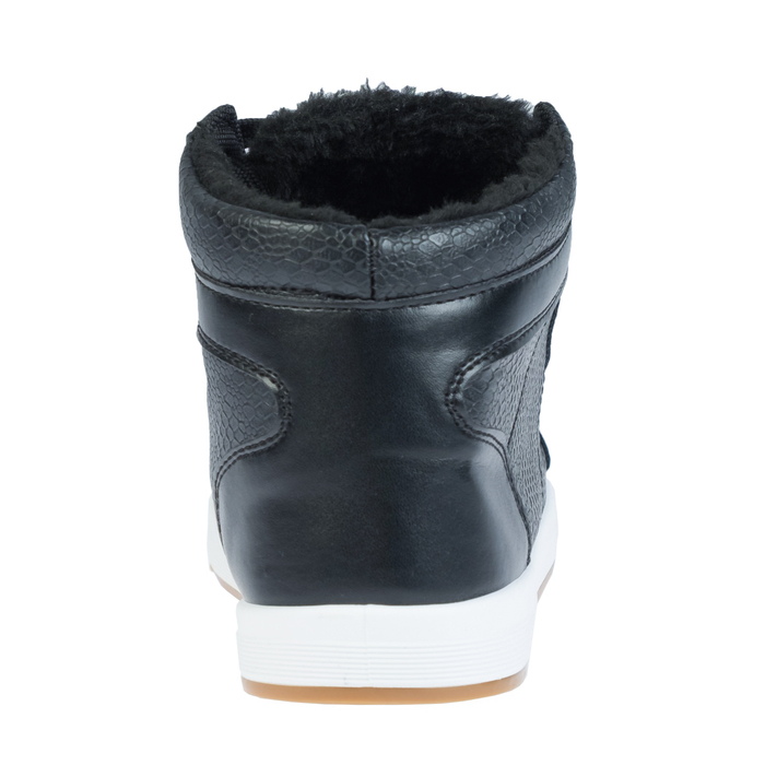 Кеды мужские зимние, цвет черный, размер 44