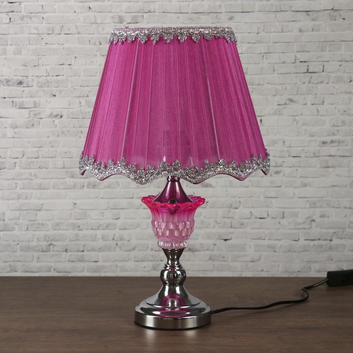 Лампа настольная Е27 220В "Страсть" низ с подсветкой 43х28х28 см