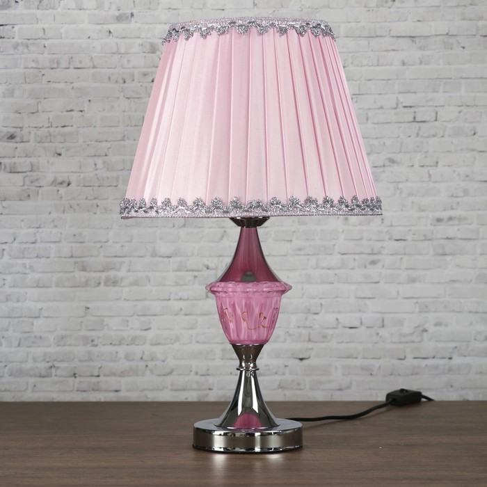 Лампа настольная Е27 220В "Романтика" низ с подсветкой 42х28х28 см