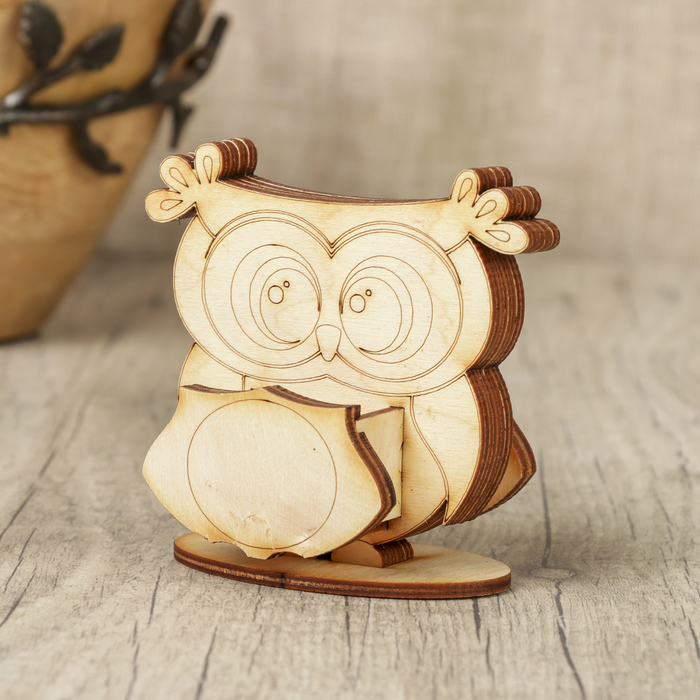 Держатель для зубочисток для декора "Сова" 9х8,5х6 см