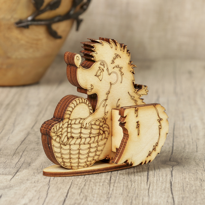 Держатель для зубочисток для декора "Ежик" 9х9х6 см