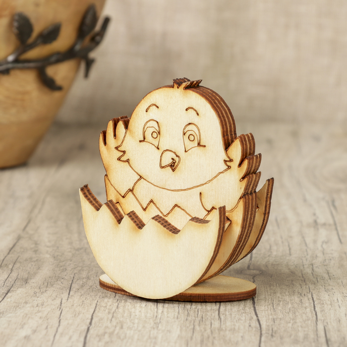 Держатель для зубочисток для декора "Цыпленок" 7х9,5х5,5 см