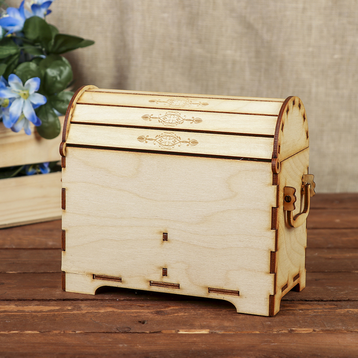 Медовый домик для декора "Медовое сокровище" д/2-х баночек 7х8,5х7 см