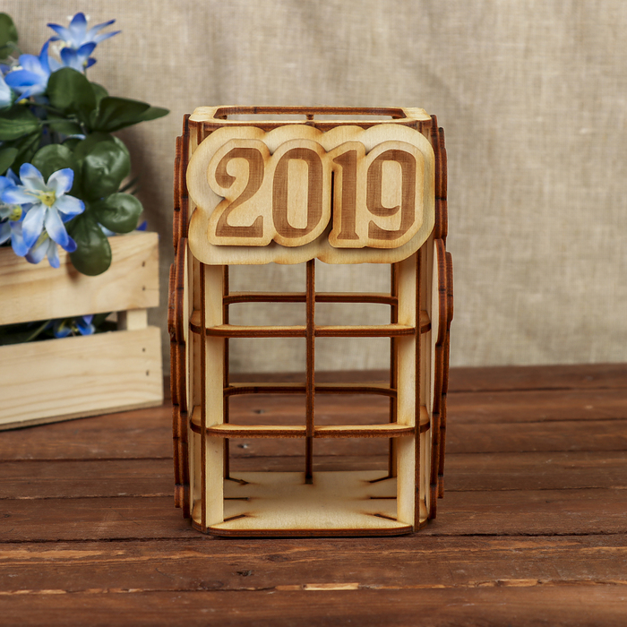 Чайный домик для декора "Поварёнок" из фанеры 14х17х11 см