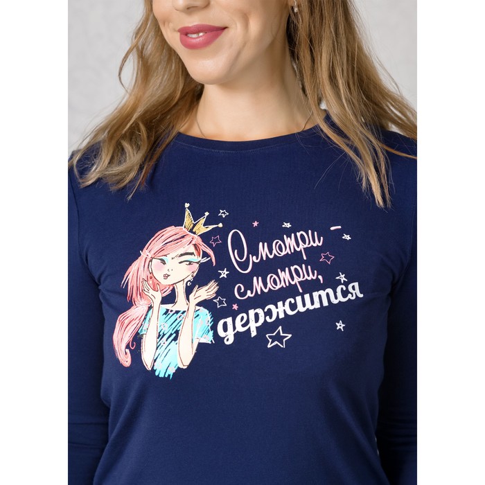 Платье женское, размер S, цвет синий