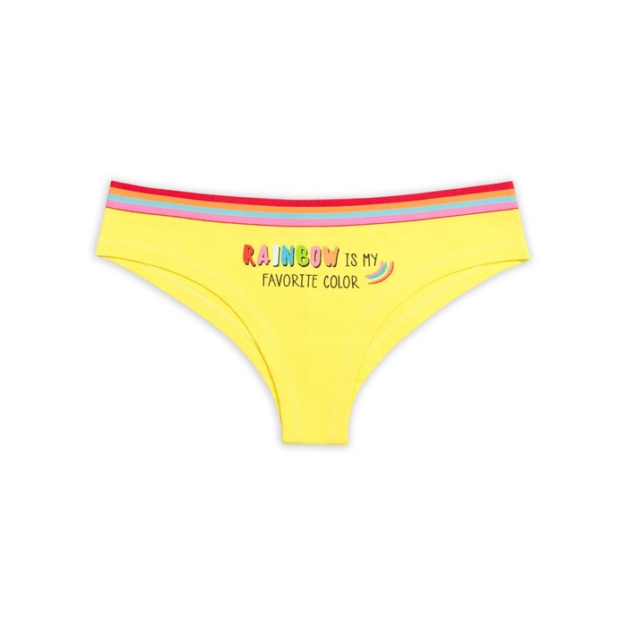 Трусы женские, размер S, цвет жёлтый