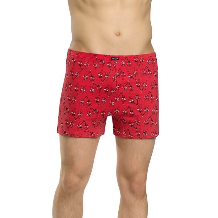 Трусы мужские, размер XXL, цвет красный