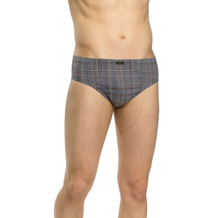 Трусы мужские, размер M, цвет бордовый тёмно-серый