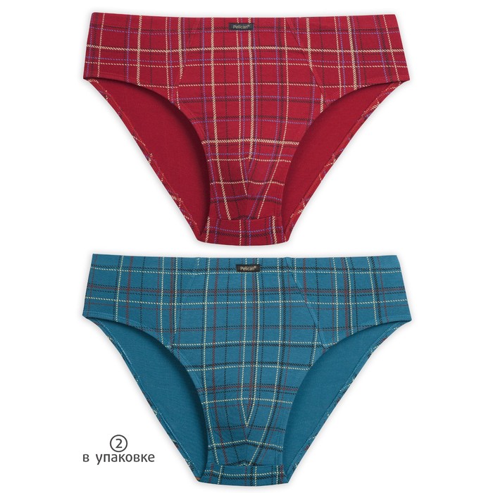 Трусы мужские, размер XL, цвет бордовый джинс