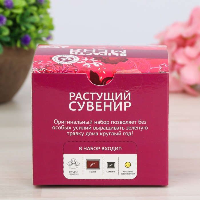 Растущий сувенир в горшочке "Ангел"