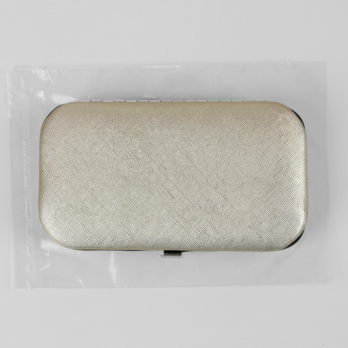 Набор маникюрный, 8 предметов, цвет золотой