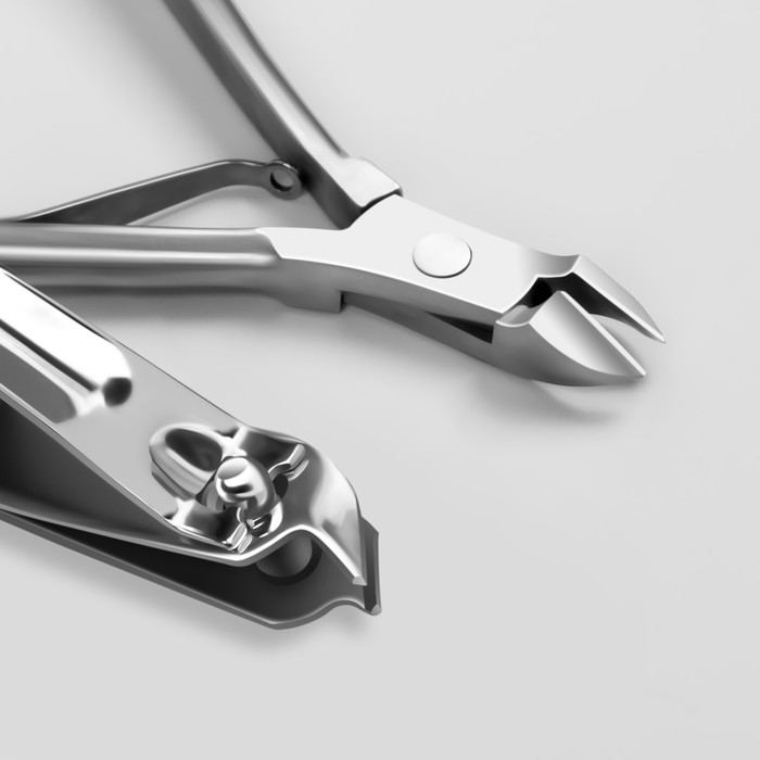 Набор маникюрный, 5 предметов, цвет бежевый