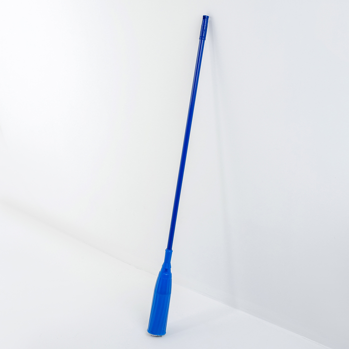 Швабра с отжимом, насадка из х/б, стальная ручка 113 см