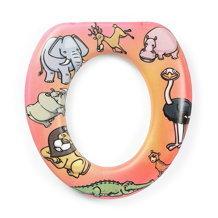 Сиденье для унитаза детское 29х27х5 см "Зоопарк"