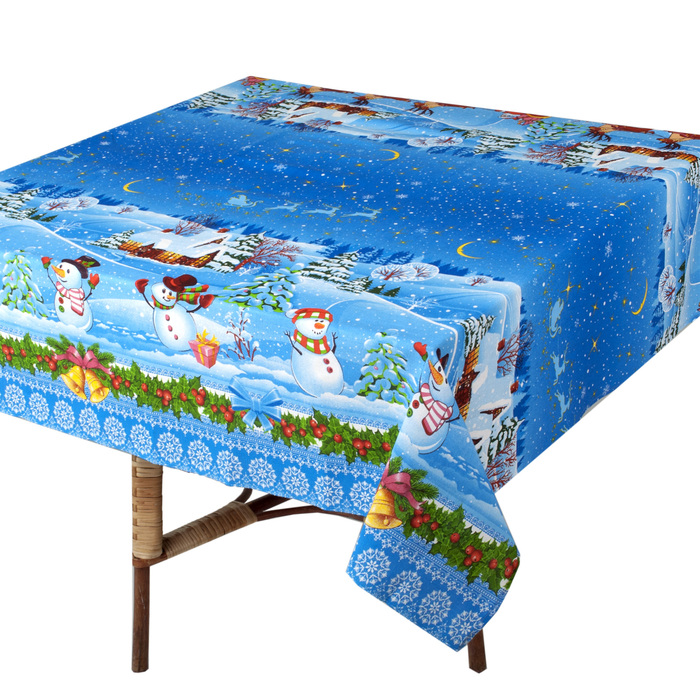 Скатерть рогожка "Сказочная ночь" 145х180 см, 160 г/м2, хлопок 100%