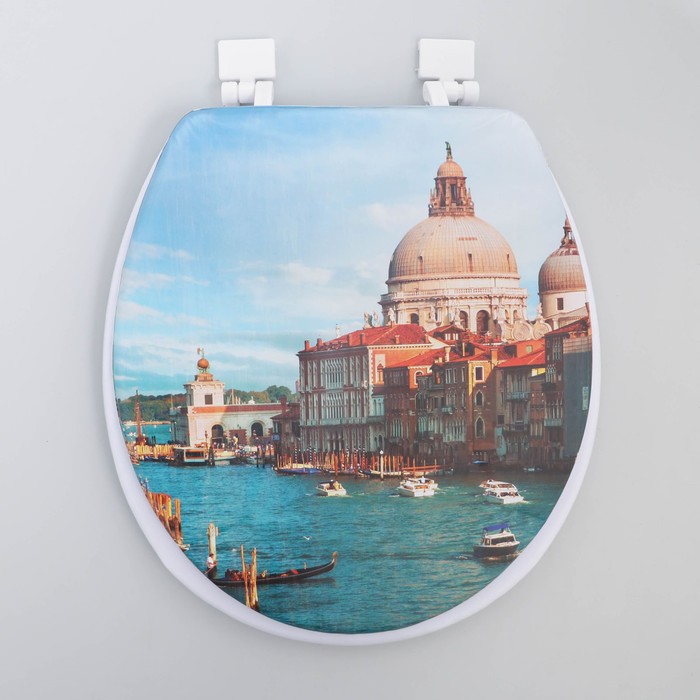 Сиденье для унитаза 42х37х4 см "Гранд канал"