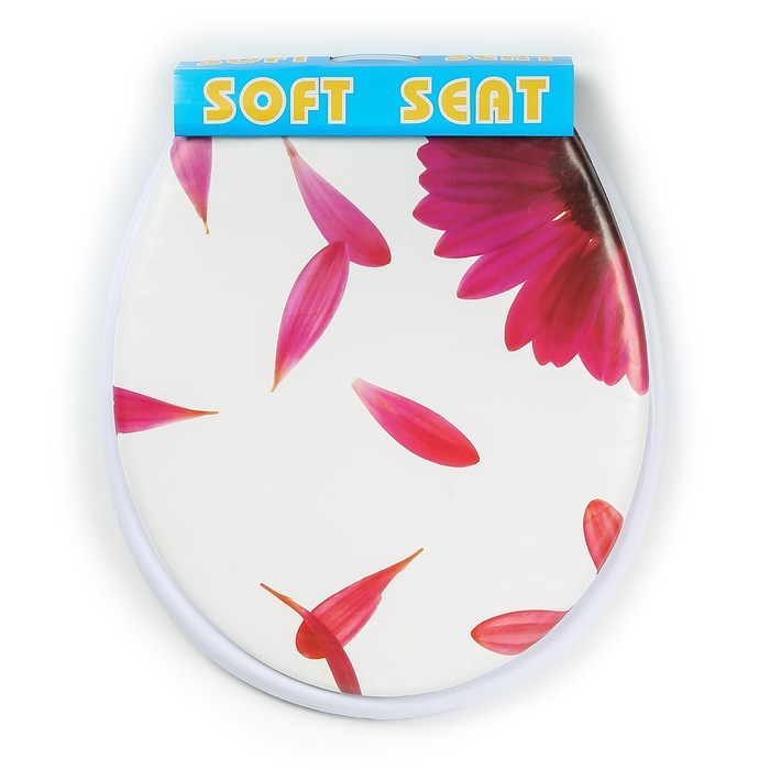 Сиденье для унитаза 42х37х4 см "Гербера"