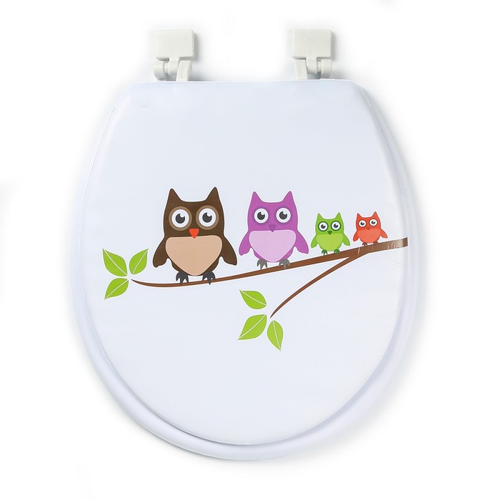 Сиденье для унитаза 42х37х4 см "Совушки"
