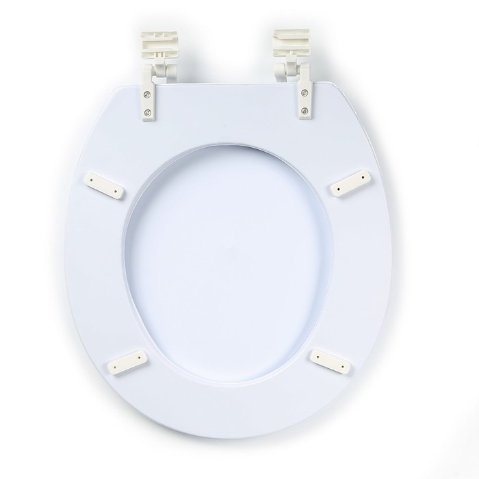 Сиденье для унитаза 42х37х4 см "Вышивка лютики"