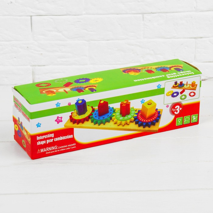 Пирамидка логическая "Шестеренки"
