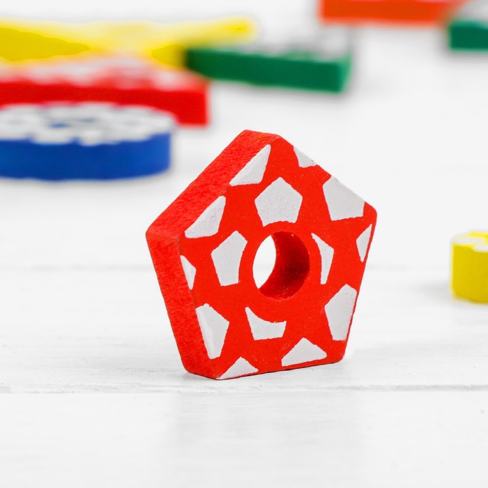 Пирамидка логическая "Разноцветные формы"