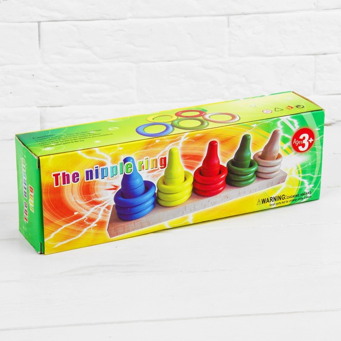 Пирамидка логическая "Счет и цвет"