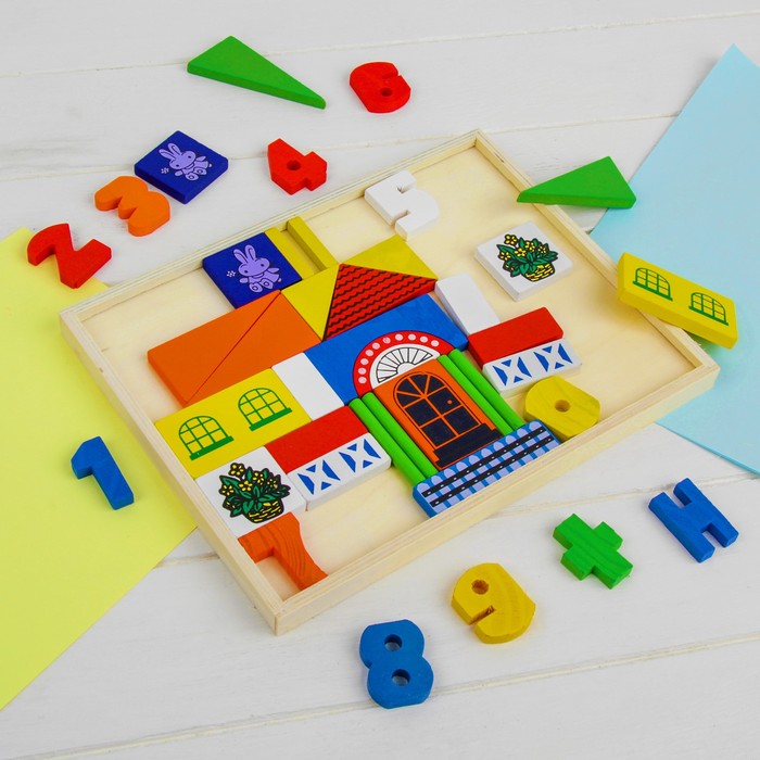 Конструктор "Строим город и учим цифры"