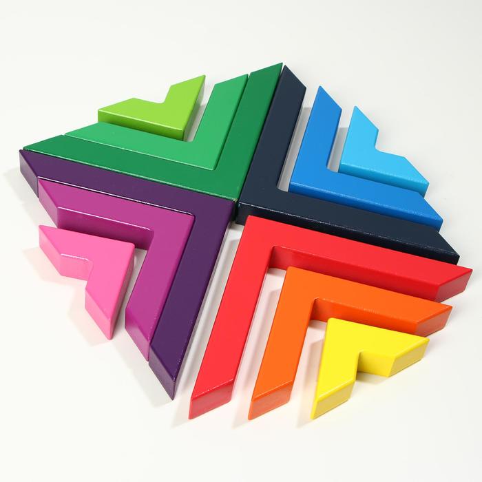 Конструктор головоломка "Изучаем формы и играем"