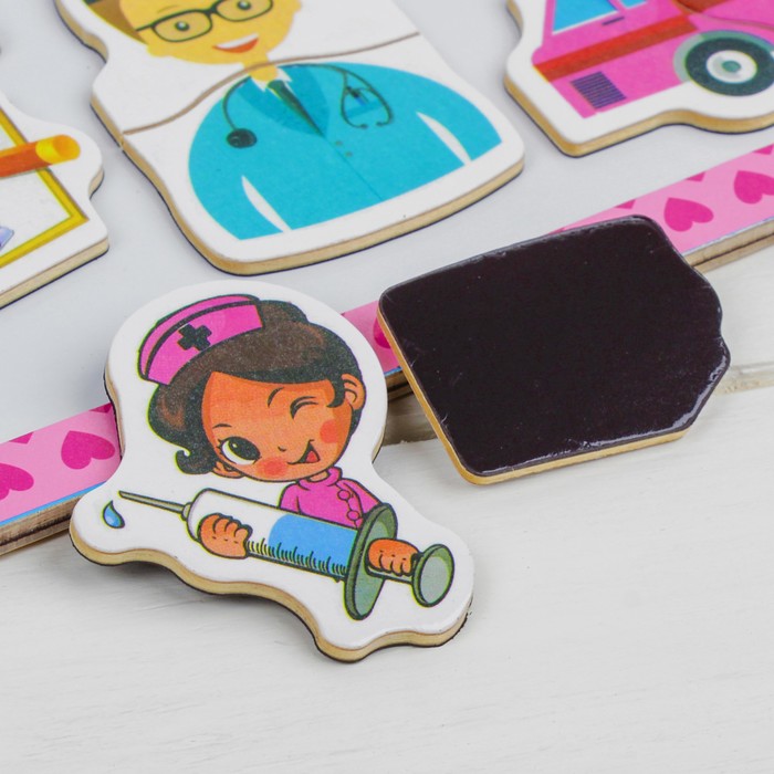 Магнитный конструктор "Больница"