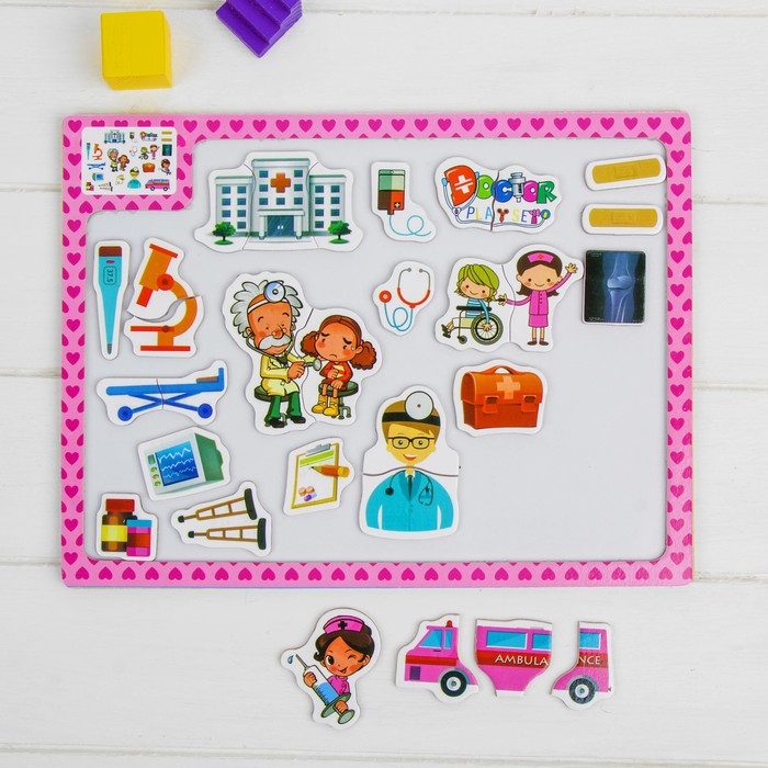 Магнитный конструктор "Больница"