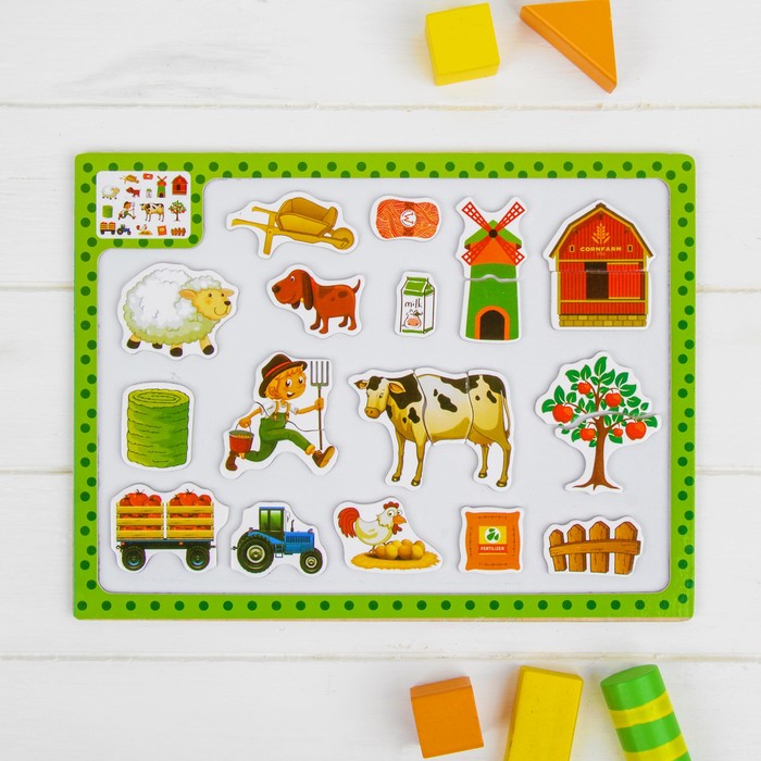 Магнитный конструктор "Ферма"