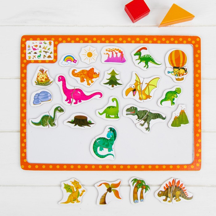 Магнитный конструктор "Динозавры"