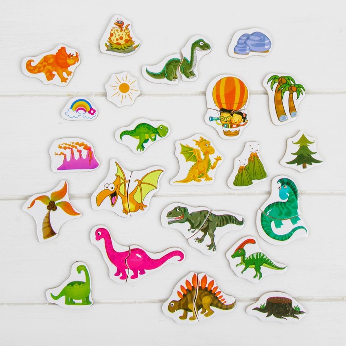 Магнитный конструктор "Динозавры"