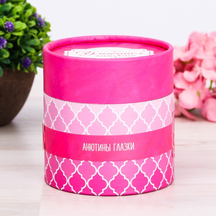 Растущий сувенир "Улыбайся каждому дню", анютины глазки