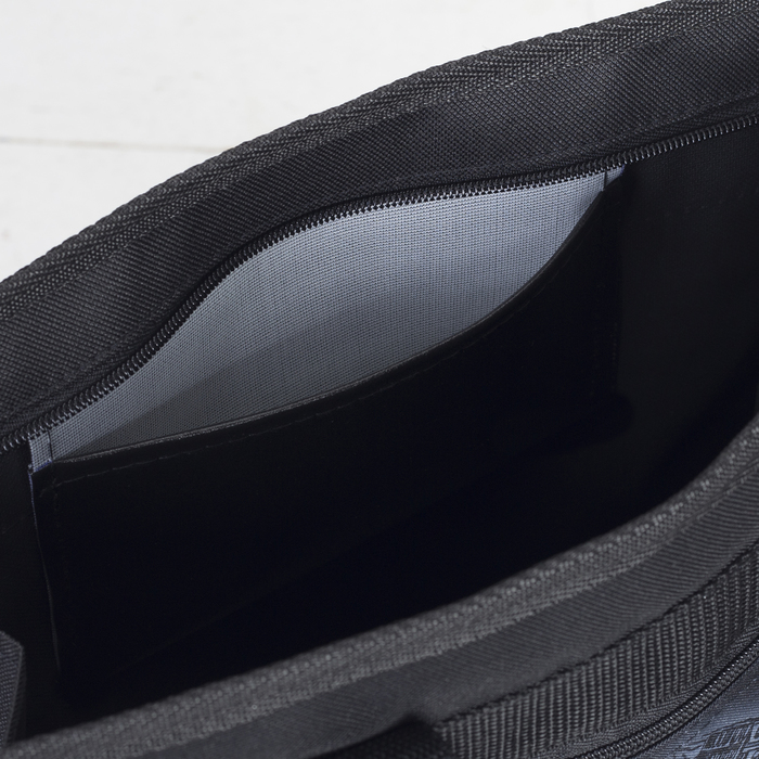 Сумка хозяйственная "Париж", отдел на молнии, наружный карман, цвет чёрный