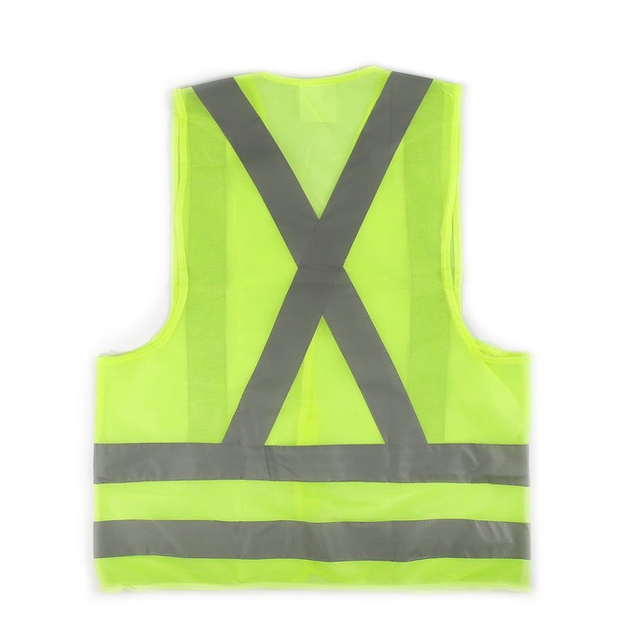 Жилет автомобилиста, желтый, размер XXL, 68 х 58 см, на липучке