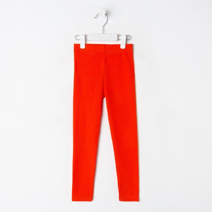 Брюки (леггинсы), красные, р-р 30 (98-104см) 3-4г., 100% хлопок