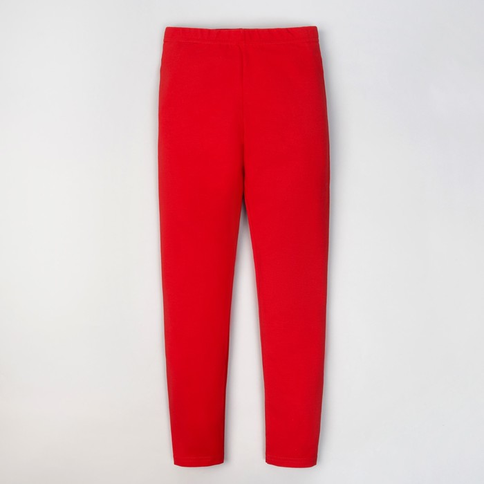 Брюки, (леггинсы), красные, р-р 38 (146-152см) 11-12л., 100% хлопок