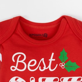 

Боди детское "Best gift", рост 62-68 см, 3-6 мес(22 р-р), 100% хл, интерлок